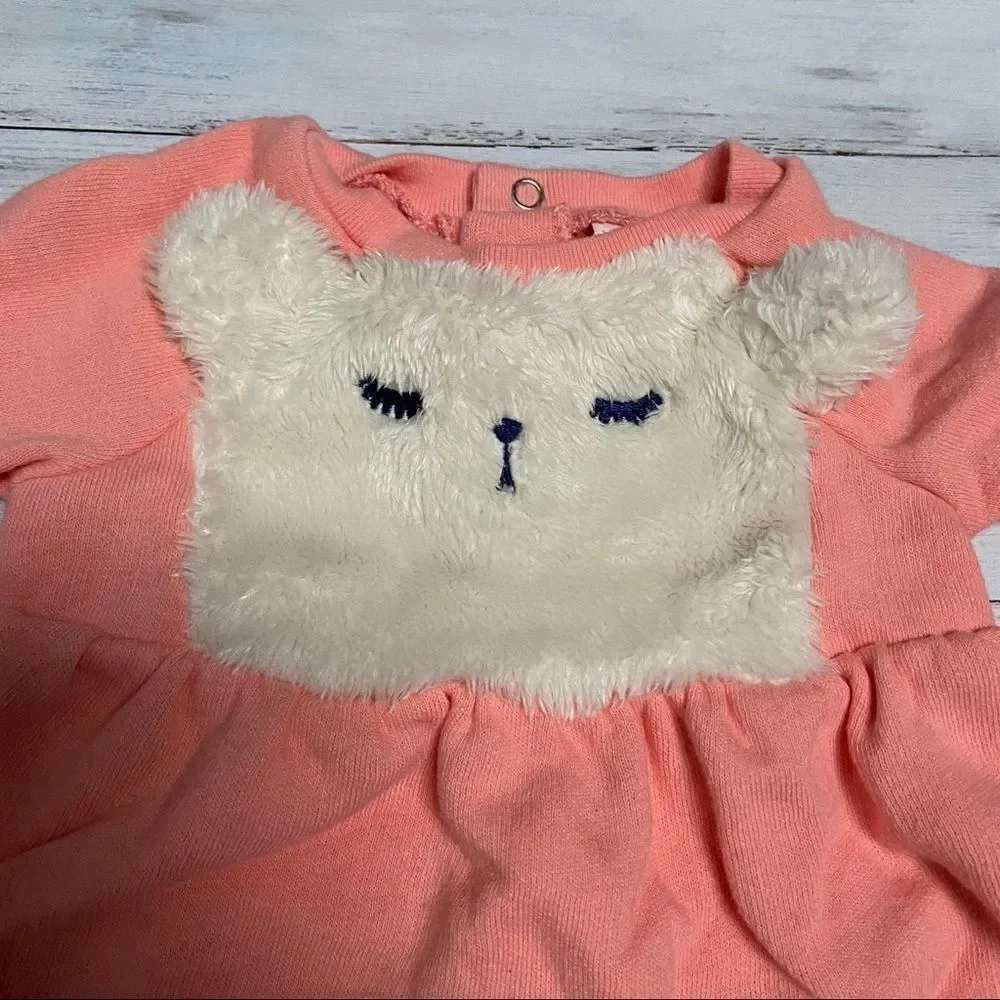 🍭6/$30 Cat & Jack Polar Bear Peplum Sweatshirt - Newborn